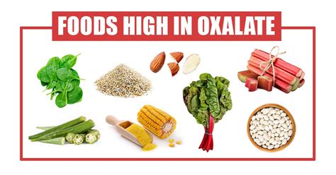 oxalates food chart.